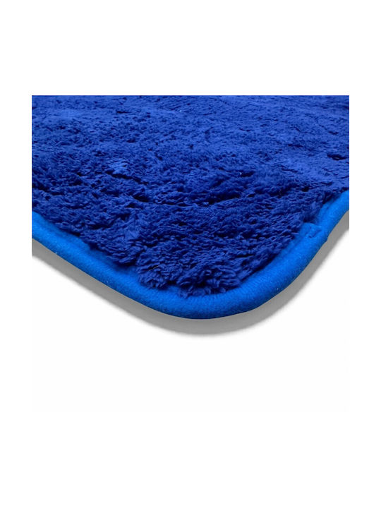 To megalo pazari Covor Antiderapant Rectangular Albastru 70x140cm
