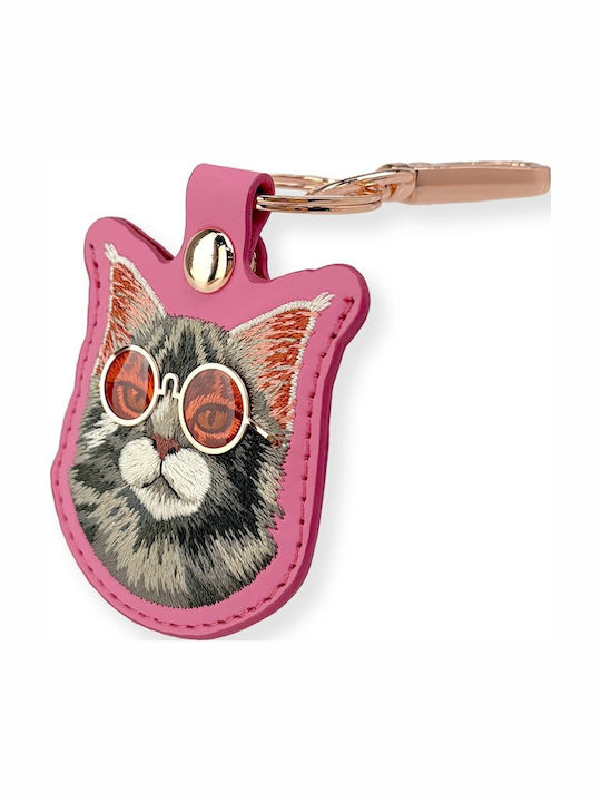 Nimmy Case Locatorr Glasses Cool Cute Cat Pink N-yj-ysk-018
