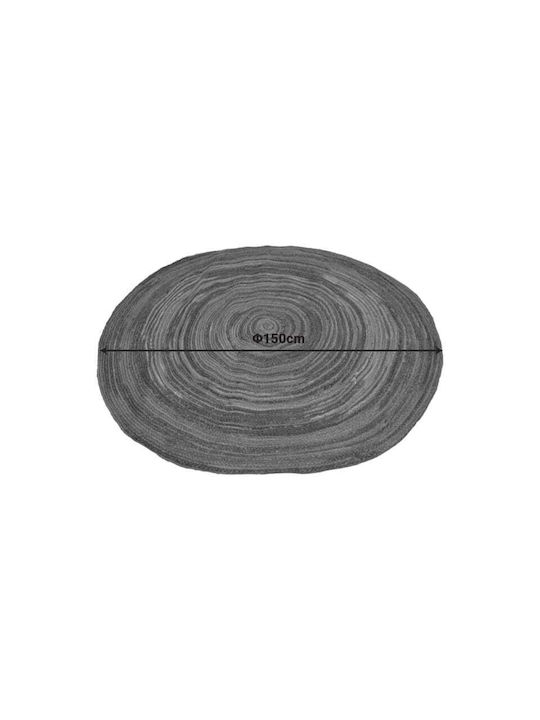 Pakketo Bluar Καλοκαιρινό από Γιούτα 150x150cm Πετρόλ Pakketo Bluar Καλοκαιρινό από Γιούτα 150x150cm Πετρόλ