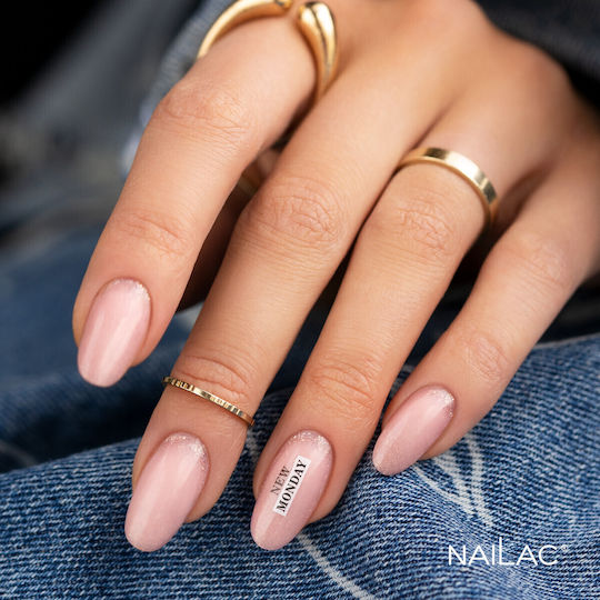 NaiLac Ojă Pentru Unghii Cu Gel #478 Cu Sclipici 7ml