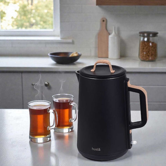 Husla Βραστήρας 1.5lt 2000W Μαύρος
