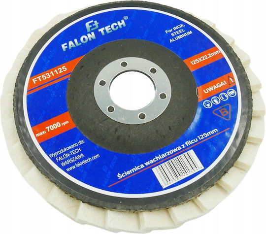 Falon Tech 125mm Felt Polishing Pad Lamellar