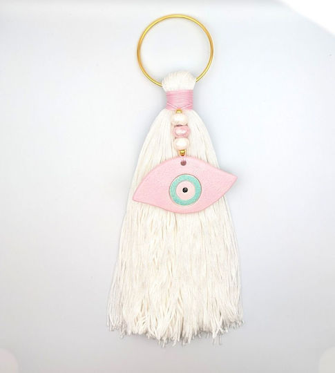 Grekas Home Handmade Hanging New Year's Lucky Charm White Ceramic Burner