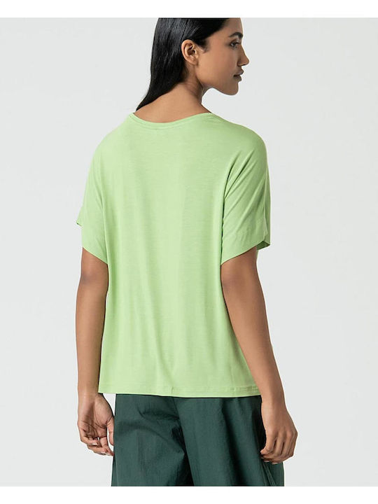 Bluza Damă Oversized Tricou Verde