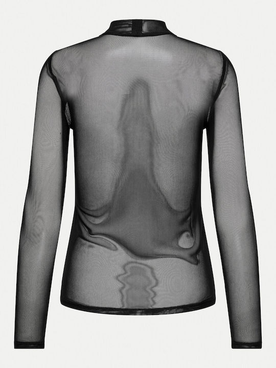 Damen Bluse Schwarz