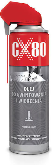 CX80 Öl Gewindeschneiden Bohrstahl Metall Spray 500ml X2