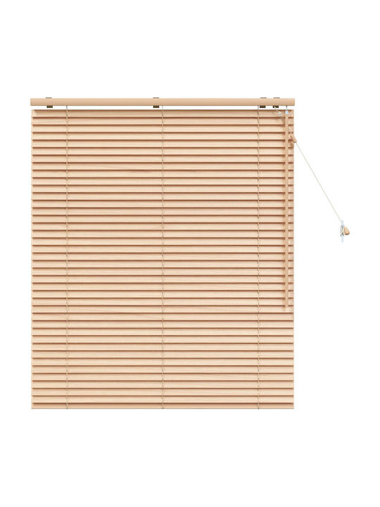 vidaXL Jalousie Sonnenschutz Hölzernes in Brauner Farbe P100xH130cm