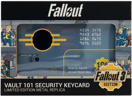 FaNaTtik Fallout 3 - Vault 101 Карта За Сигурност Ограничено Издание Реплика