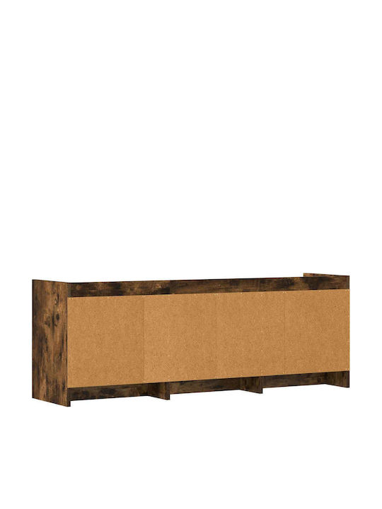 Етажерка за Телевизор Опушен Дъб 130x33x47см
