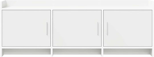 TV Stand White 130x33x47 cm