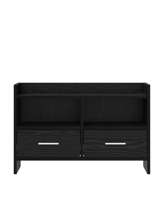 Dulap TV Stejar Negru 71.5x33x47cm