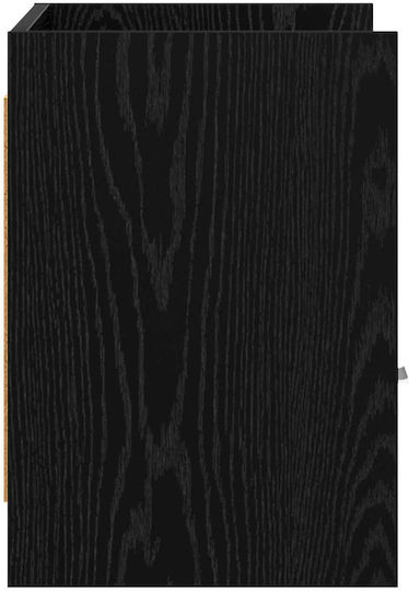 Έπιπλο Τηλεόρασης Μαύρη Δρυς Μ71.5xΠ33xΥ47cm