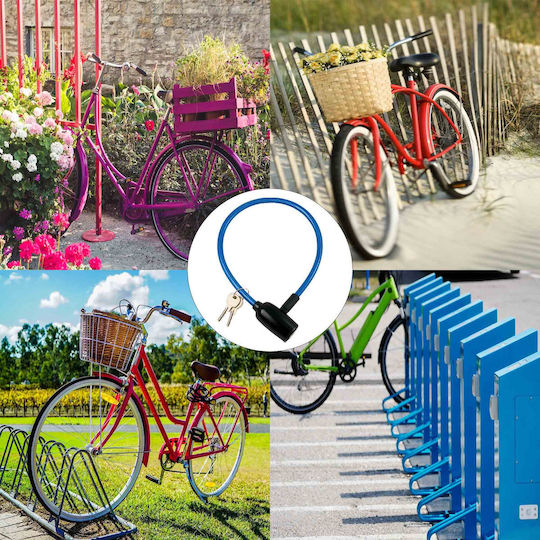 Cablu De Securitate Pentru Închidere Bicicletă Cu Cheie