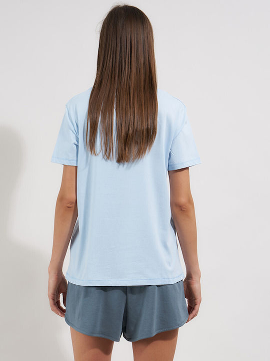 Γυναικείο T-shirt Γαλαζιο