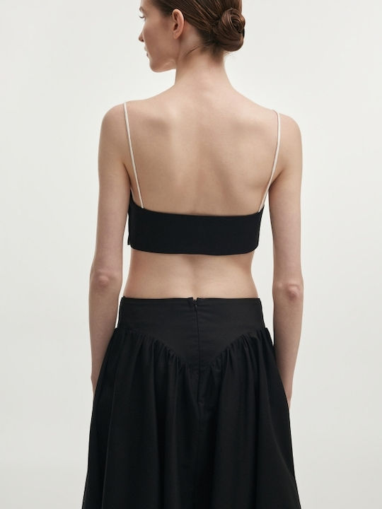 Women's Blouse Black and White