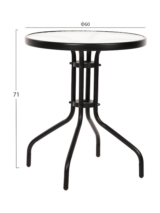 Set Dining de Exterior 3 Piese Negru