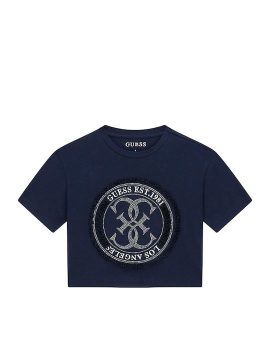 Guess Kinderoberteile T-Shirt Marineblau Midi