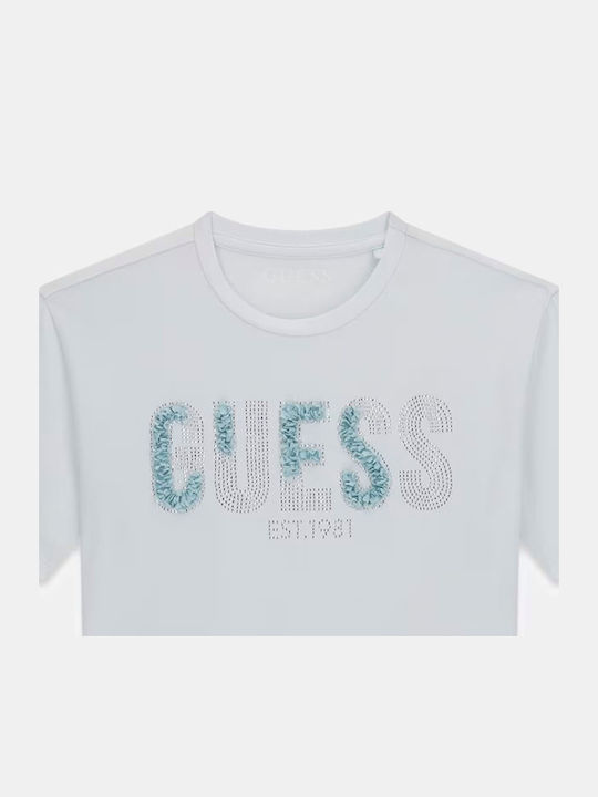 Guess Kinderoberteile T-Shirt Hellblau Midi