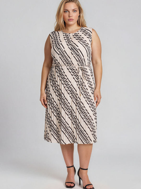 Summer Midi Dress for Wedding / Christening Ecru