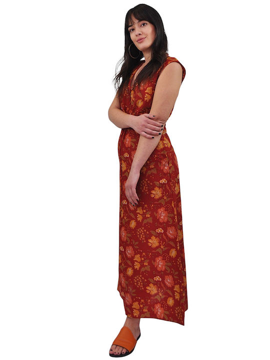 Sommer Midi Hemdkleid Mit Blumen Muster