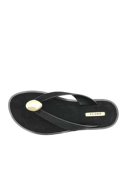 Damen Flache Schwarze Sandalen