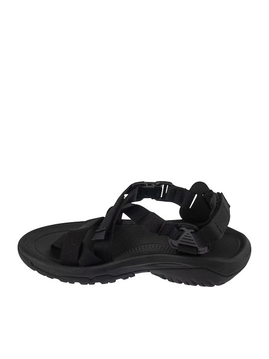 Women's Flat Sandals Sporty in Black Color