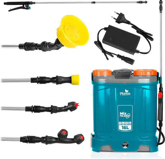 Smartic Ψεκαστήρας Προπιέσεως 12V με Μπαταρία 8Ah με Χωρητικότητα 16lt