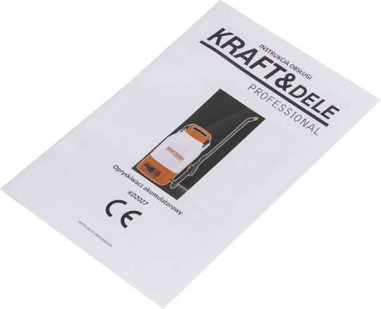 Kraft & Dele Drucksprüher 12V Batteriebetrieb mit Gewicht 6lt