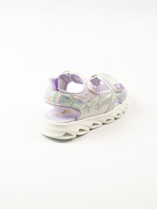 Kindersandalen Flieder