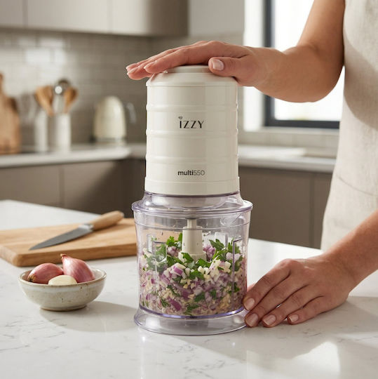 Izzy IZ-6906 Multi Chopper 550W With 700ml Bowl Beige