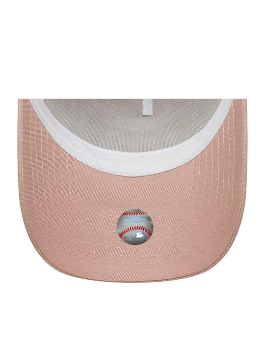 New Era Jockey Unisex 9forty New York Yankees Outline Trucker Cup 60856342 Pastel Pink