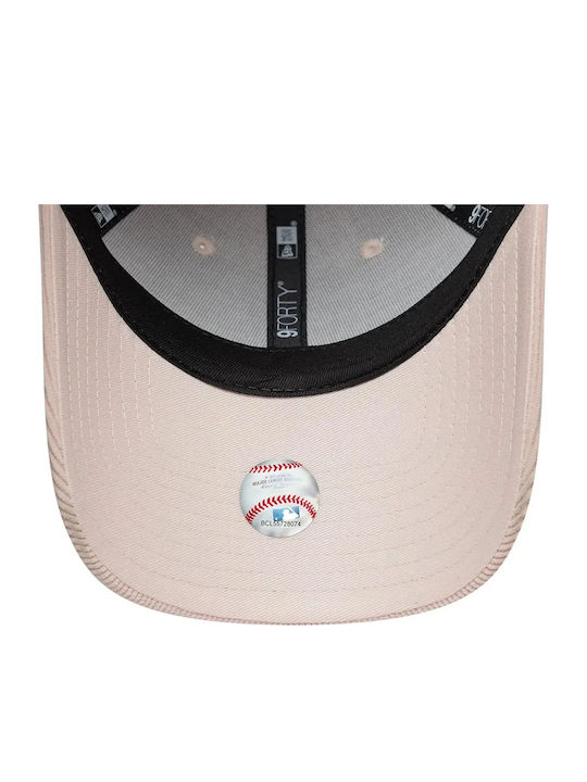 New Era La Dodgers Womens Mlb Cord Pastel Roz 9forty Adjustable Jockey Roz