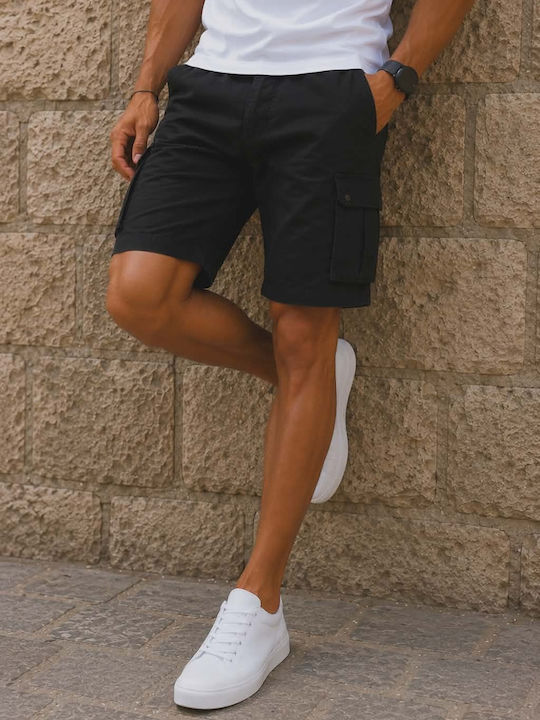 Herren Shorts Fracht Schwarz