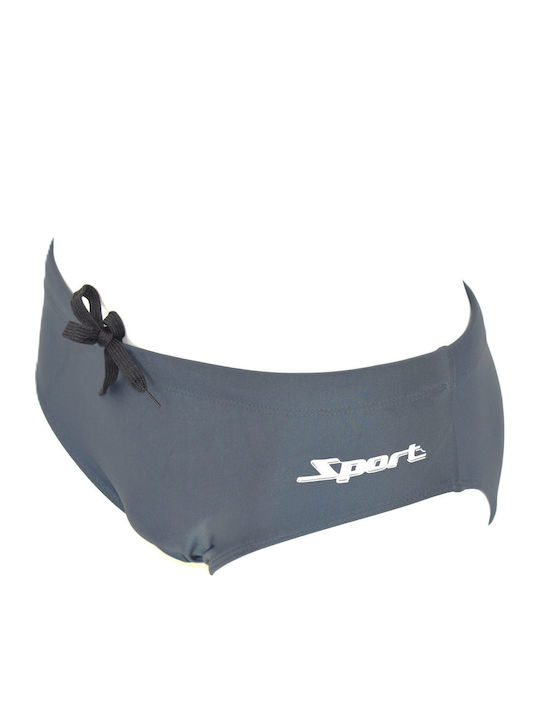 Ανδρικό Μαγιό Slip Sport Κ.dn15476 Grey
