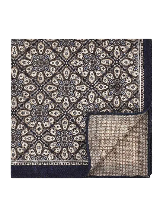 Men's Silky Blue Handkerchief