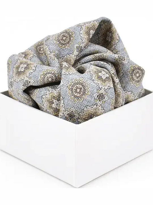 Men's Silky Blue Handkerchief