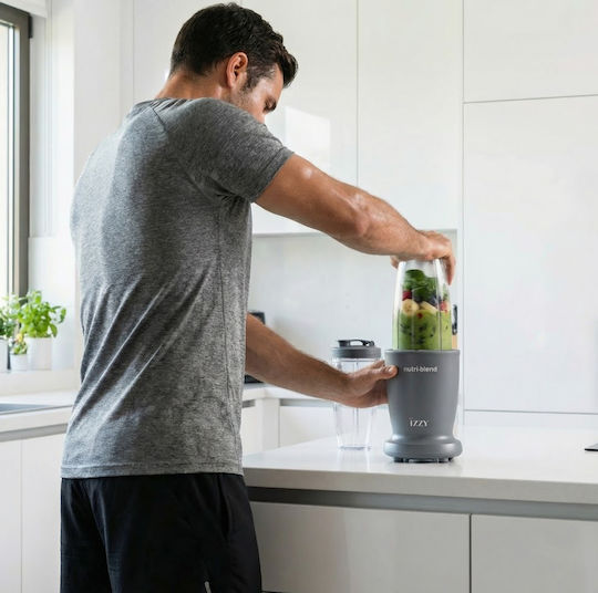 Izzy IZ-6503 Blender with Plastic Jug 540 ml 600W Gray