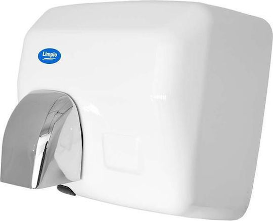 Limpio Hand Dryer Stainless with Sensor in White Colour 2.5kW