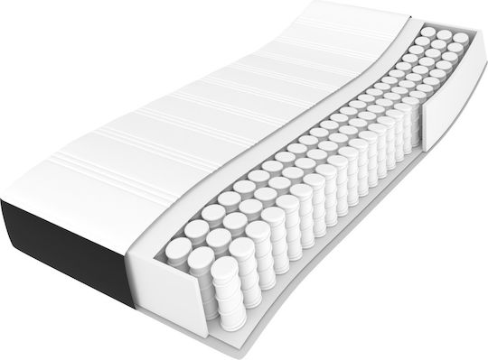 vidaXL Saltea Dublă Anatomică 140x190x20cm cu Arcuri Încapsulate