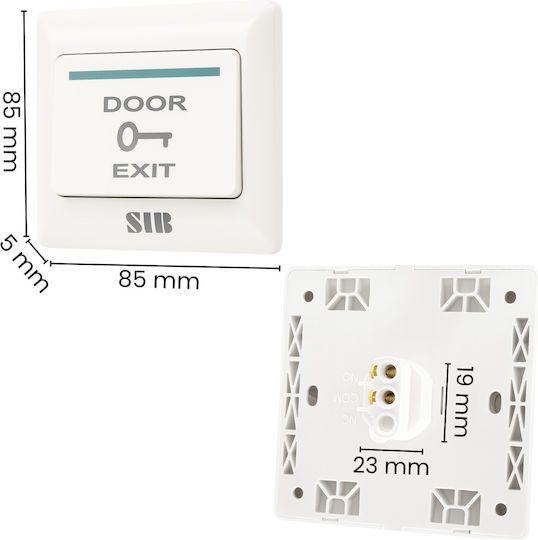 S32 Flush-mounted Exit Button