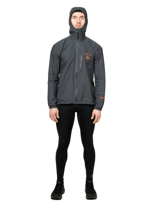 Winter Hardshell Waterproof and Windproof Jacket Grey Red