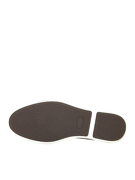 Suede Men's Loafers In Brown Color