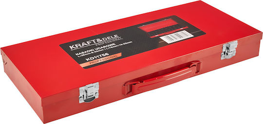 Kraft & Dele Prize Pneumatice Lungi cu Gazdă Cadru 1/2" Set 35 Bucăți