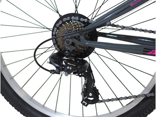 Alpina Mountain Bike Gri de 26" cu Nivele de Viteză