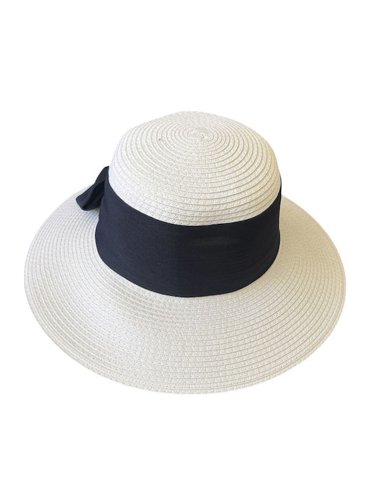 DENIA ACCESSORIES Pălărie Pentru Femei Albă