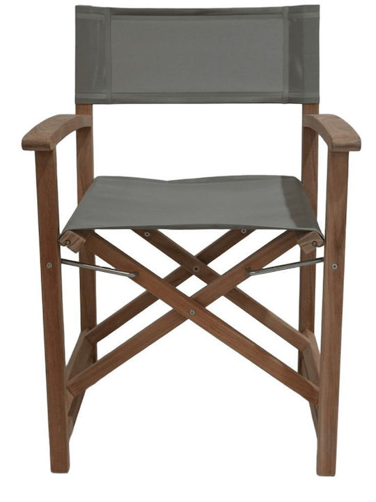 Дървен Режисьорски Стол Taupe 58x52x86см