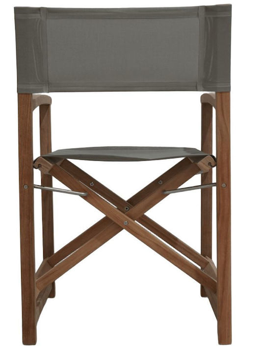 Дървен Режисьорски Стол Taupe 58x52x86см