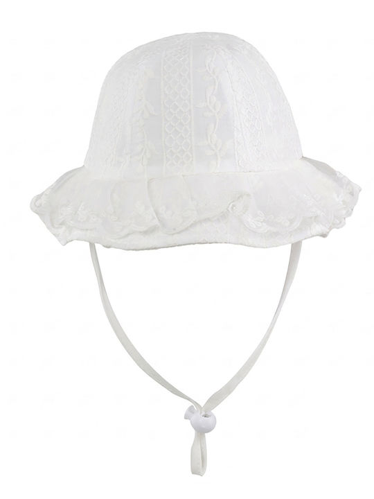 Brims and Trims Παιδικό Καπέλο Υφασμάτινο Λευκό