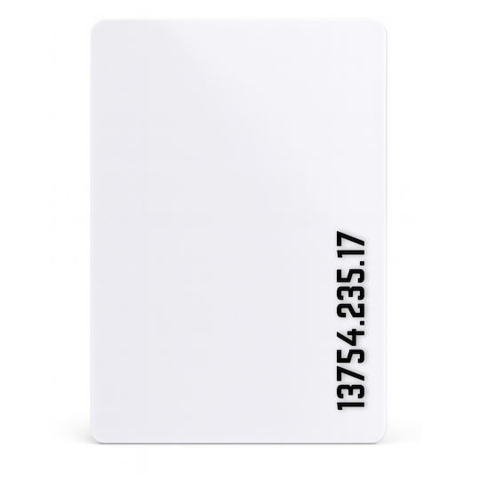 Em-22 Card De Acces Rfid Unique 125 Khz