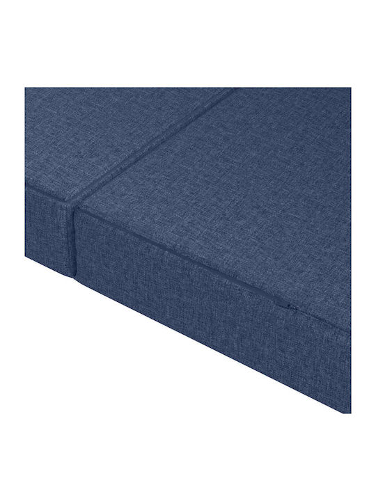 Πολυθρόνα Κρεβάτι Μπλε 120x67x45cm